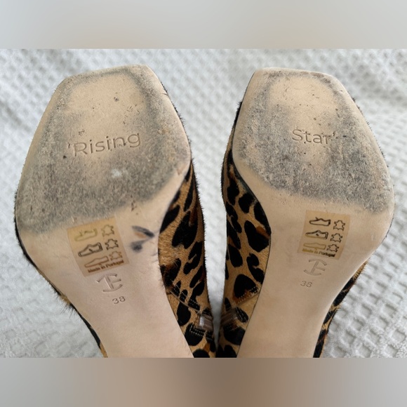 iL Fratellino Rising Star Ankle Booties in Leopard Print Pony Hair Size 38 US 8 - Picture 14 of 14